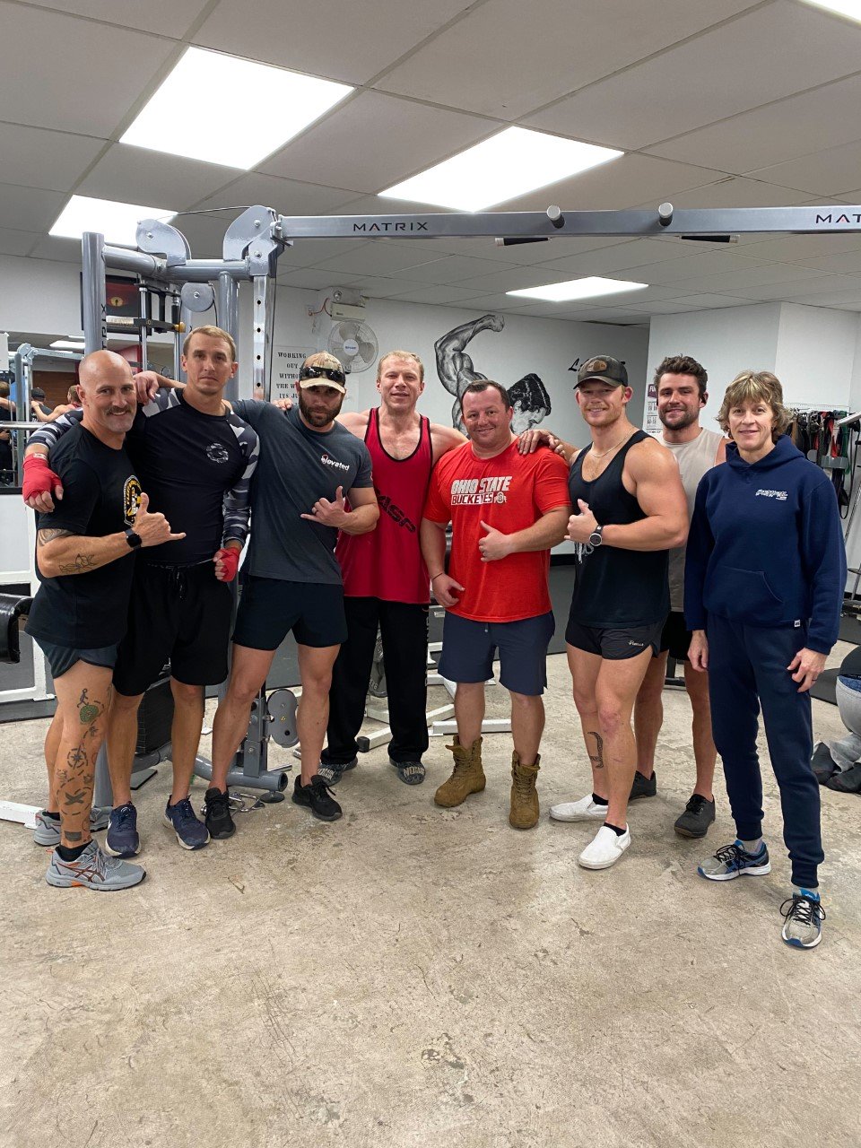 Focused Fitness Trainers Dave and Kathy with US Dive Team